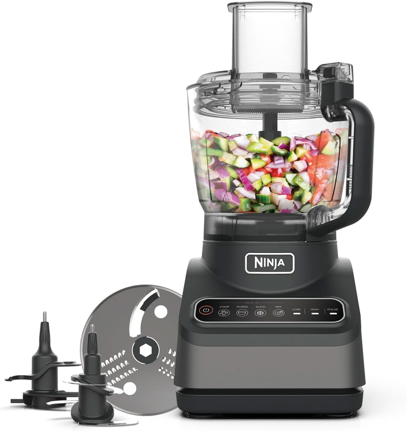 Robot da cucina Tecnologia Auto-IQ Ninja BN650EU, 850 W, 2,1 L, Nero Naty Shop Robot da cucina