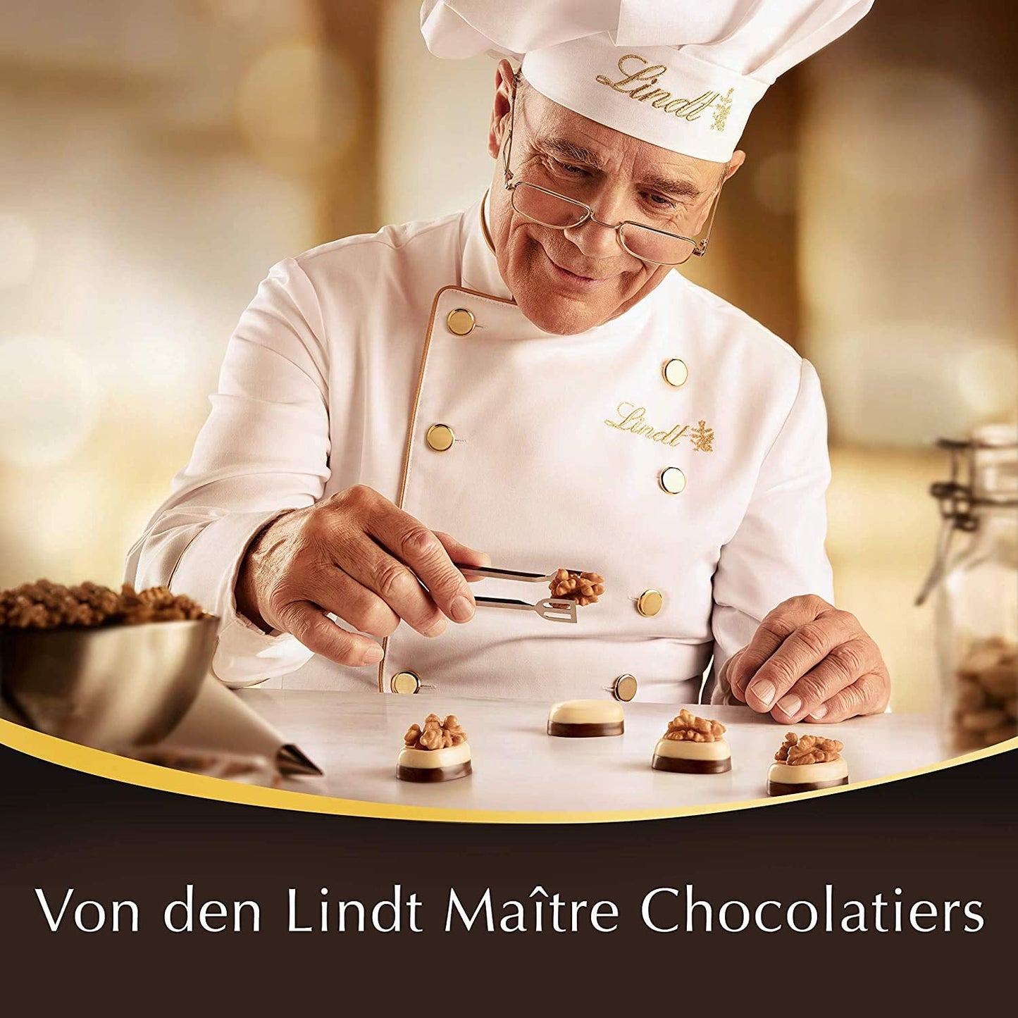 Confezione regalo LINDOR Extra Black 70% Cacao, Cioccolato regalo, ca. 15 tartufi LINDOR, 186 g (confezione da 2)