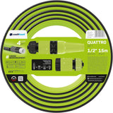 Tubo da giardino Cellfast QUATTRO Tubo flessibile da giardino durevole e leggero a 4 strati resistente ai raggi UV con treccia incrociata 20 Bar 3/4" 15 m 10-074