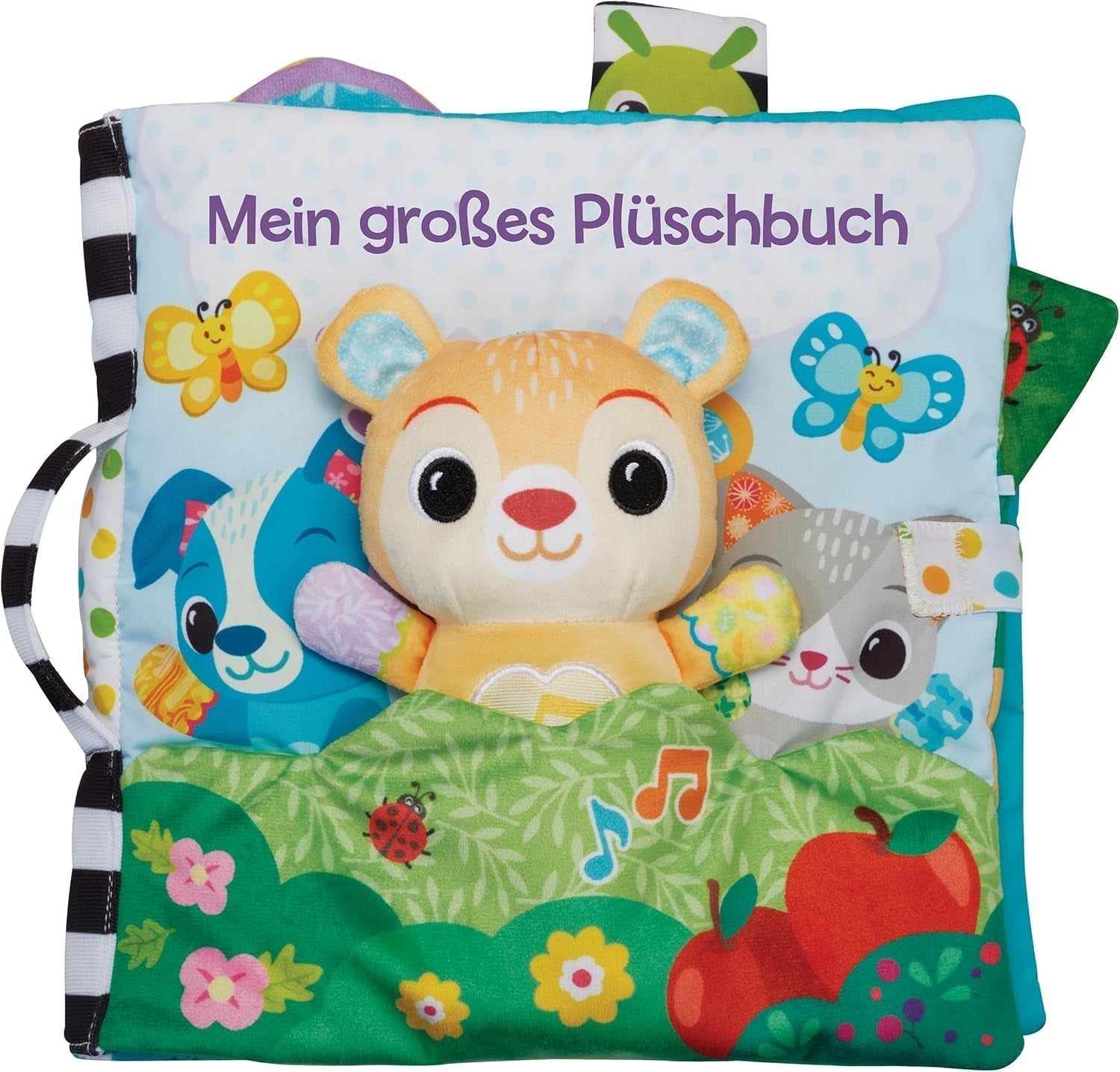 VTech Baby Il mio grande libro di peluche - Libro touch and Feel/libro con musica e suoni - Libro in tessuto con elementi in movimento - Gioco per le capacità motorie e sensoriali - Per neonati e bambini dai 3 ai 24 mesi Bebe Naty Shop Toys Titolo predefinito