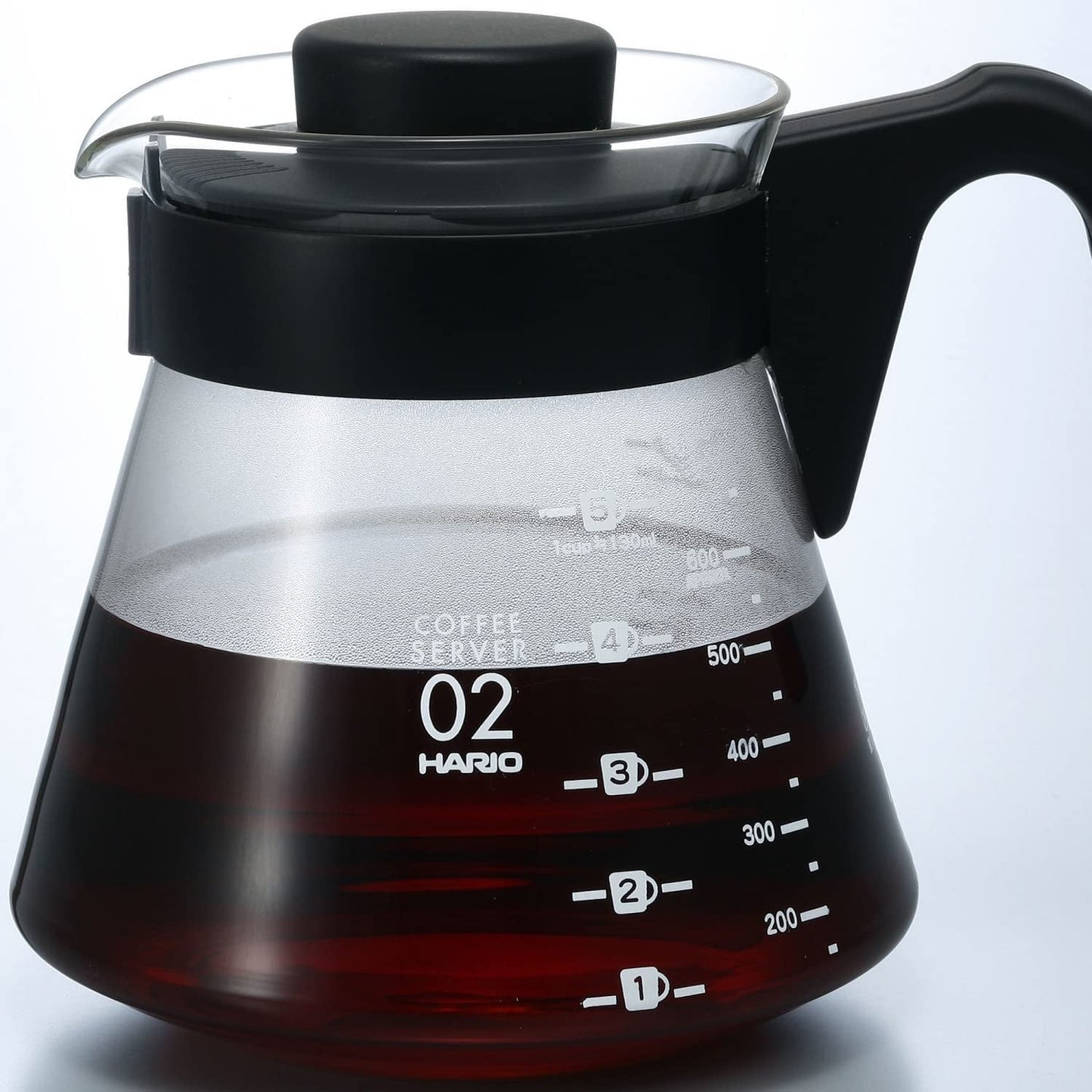 4977642019126 Caraffa per servire caffè V60 700 ml VCS-02B, vetro, incolore, 17,3 x 14,1 x 13 cm