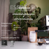 ESPRESSO | Caffè in grani 500g - 100% Arabica | Appena tostato per preparare l'espresso | Caffè in grani interi | Gusto classico del caffè