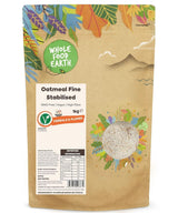 Farina d'Avena Fine - No OGM - Vegan - Senza latte - Senza zuccheri aggiunti 1kg Naty Shop Cereals