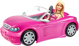 Bambola Barbie e logo convertibile realistico con pneumatico rosa glitterato, giocattolo di 3 anni DJR55 Naty Shop Barbie Dolls