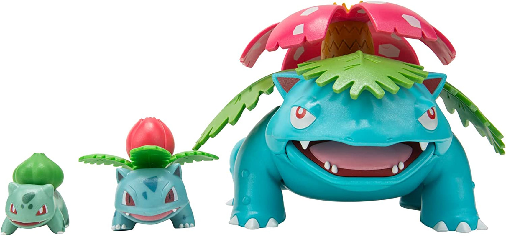Pokemon PKW2778 Seleziona confezione da 3 con Pichu e Pikachu e Raichu Battle Figures Evolution Multipack da 7,6 cm Stile 2 Action Figures Naty Shop Bulbasaur 1, Ivysaur, Venusaur