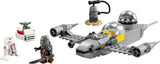 LEGO Star Wars 75410 Mandos e Grogus N-1 Starfighter giocattolo con le minifigure di Mandalorian, Grogu e R5-D4, inclusa colonna costruibile, set iniziale di astronave per ragazzi e ragazze a partire da 4 anni Set di costruzione Beuche den LEGO-Store