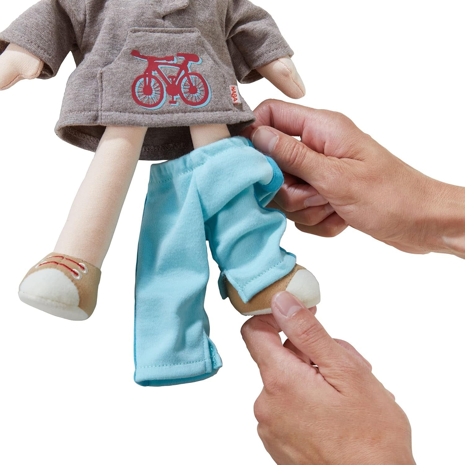 HABA 306528 - Bambola Lian - Peluche per bambini dai 18 mesi in cui giocare e abbracciarsi, realizzata in materiali morbidi - Dimensioni: 30 cm Naty Shop Dolls