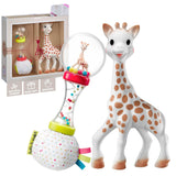 Set regalo compleanno Sophie la giraffa Pouf sonaglino Sophiesticated 00012 Toys Bebe Naty Shop Single Trasparente