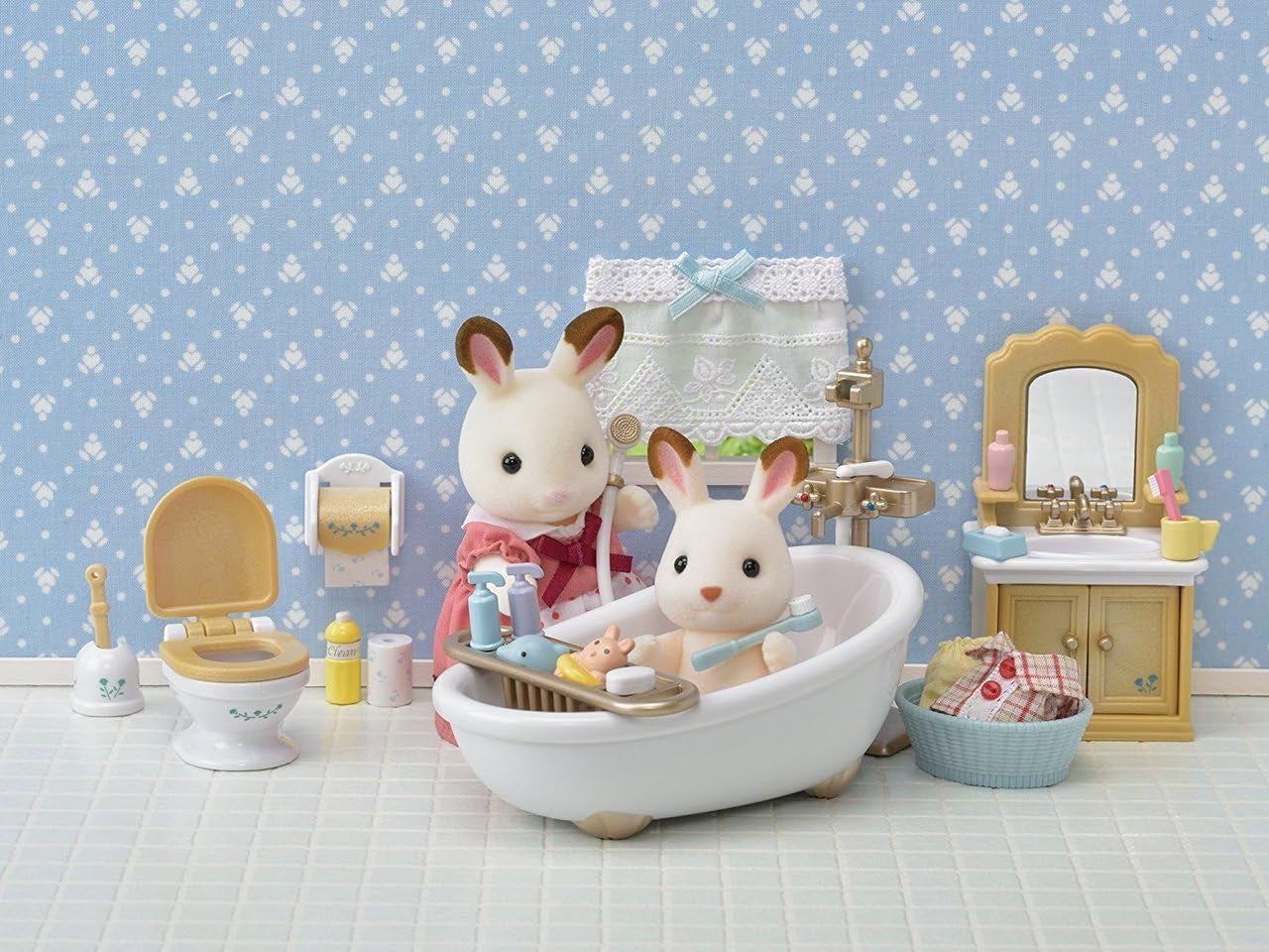 Sylvanian Families 5286 Bagno rustico - Mobili per casa delle bambole