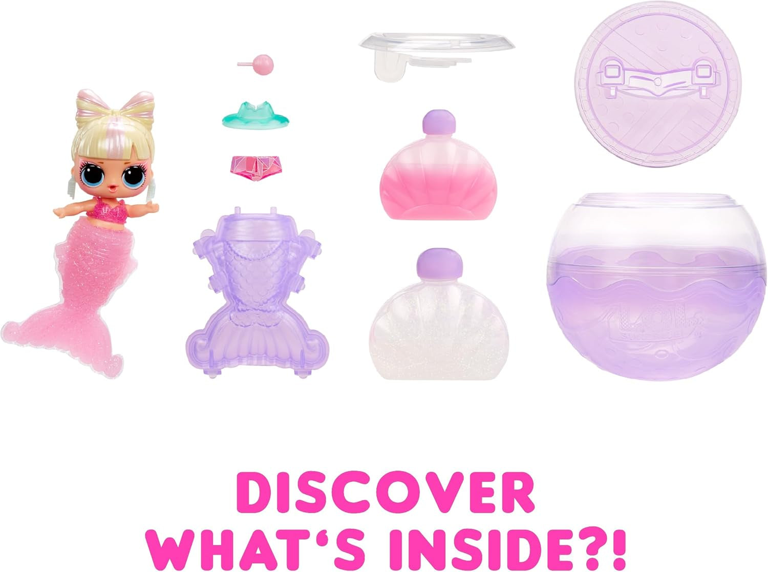 LOL Sorpresa! Sirene Tots - Mini bambole alla moda con code che cambiano colore - Adatte a collezionisti, ragazze e ragazzi dai 4 anni in su