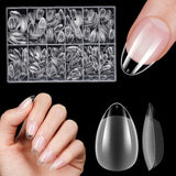 Unghie Artificiali Corte 500 Pezzi Punte Per Unghie In Gel Morbido Con Copertura Completa Per Unghie In Gel 12 Misure Punte Per Unghie Prelucidate Per Unghie In Gel Unghie Artificiali Corte Estensioni Per Unghie A Bara Con Scatola