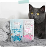 MjAMjAM - Cibo umido premium per gatti - Benessere - Digestivo - Manzo, Confezione da 12 (12 x 125g), Senza Cereali