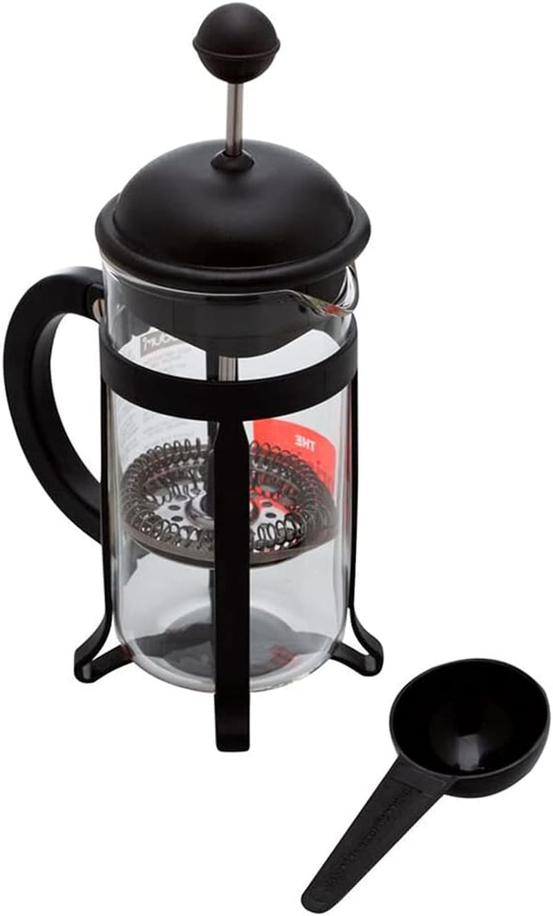 Bodum 1908-01 Caffettiera Java, 8 tazze, 1 L, multistrato, nero, 10,6 x 16,3 x 24,5 cm, 6 pezzi