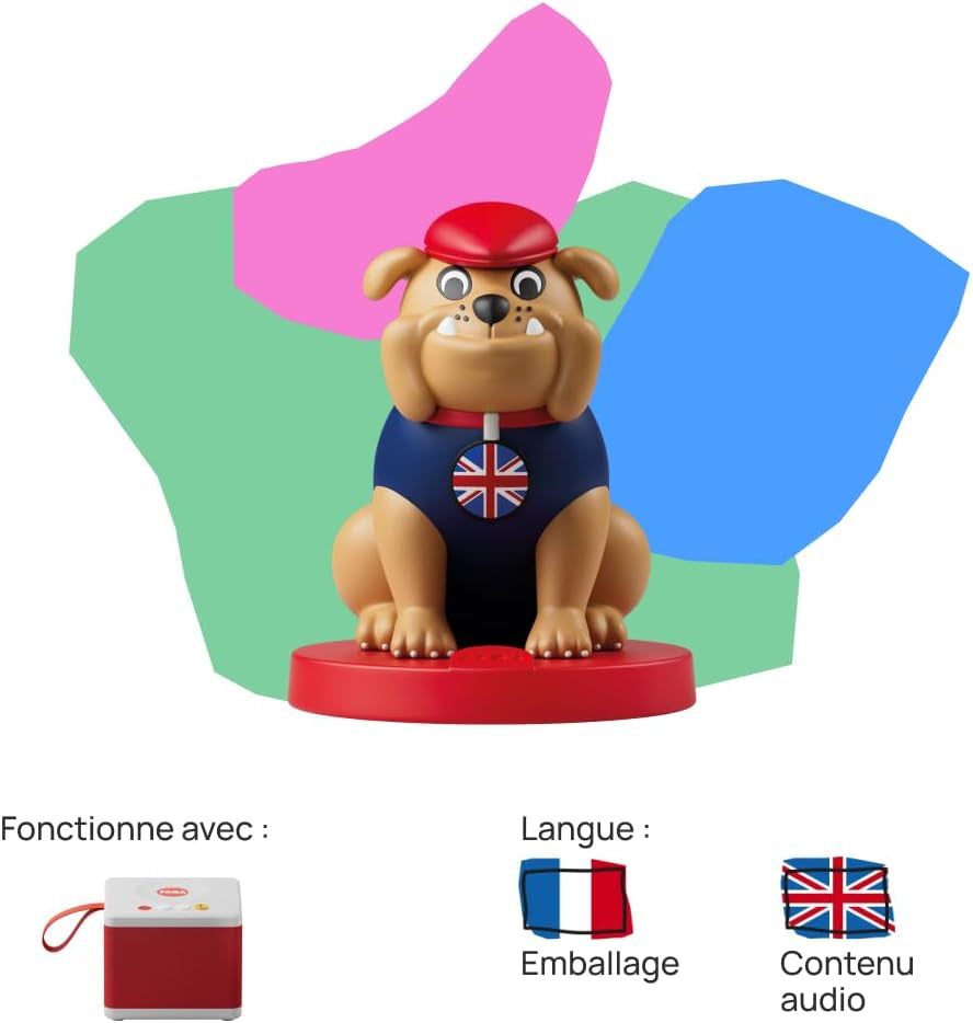 Personaggio con suono - Se n'è andato, Happy English - musica, canzoni e suoni - giocattolo, contenuti educativi, versione francese, bambini per tutte le età Jucarii Bebe Naty Shop