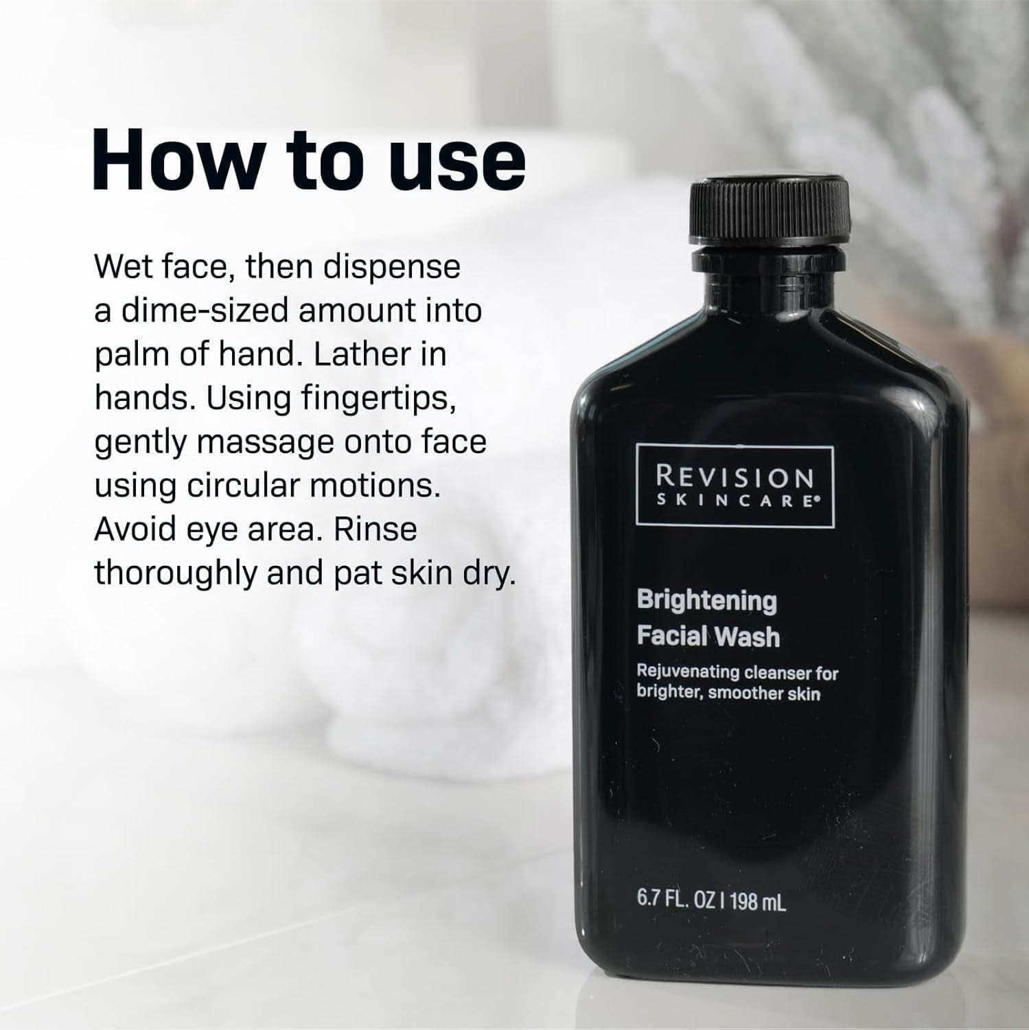 Revisione della cura della pelle, lavaggio del viso illuminante, cosmetici e bellezza Naty Shop