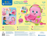 Clementoni 17755 Poltrona canto con suono e danza rosa - poltrona interattiva e multifunzionale per bambini in italiano, giocattolo 1 anno - Made in Italy, multicolore Giocattoli Bebe Naty Shop