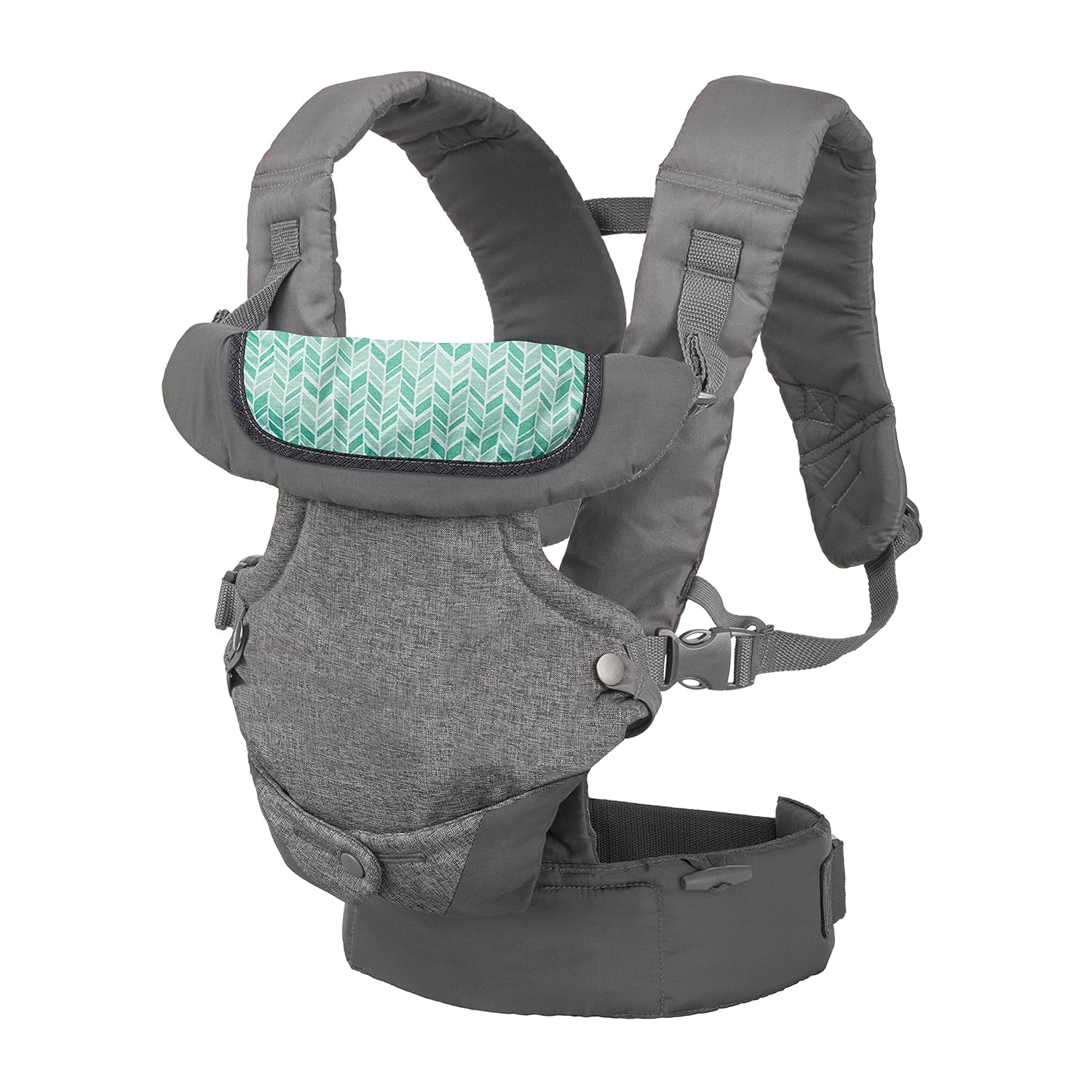 Pampers Sensitive Flip Advanced Marsupio 4 in 1 con bavaglino e salviette, 1200 salviette (15 x 80) per la pelle sensibile del bambino, dermatologicamente testato, prodotti essenziali per neonati