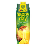 Rauch Happy Day Ananas | Esplosione di sapori tropicali | A base di succo d'ananas concentrato al 100% | 6 x 1 litro, Tetra Prisma Bevande analcoliche Naty Shop