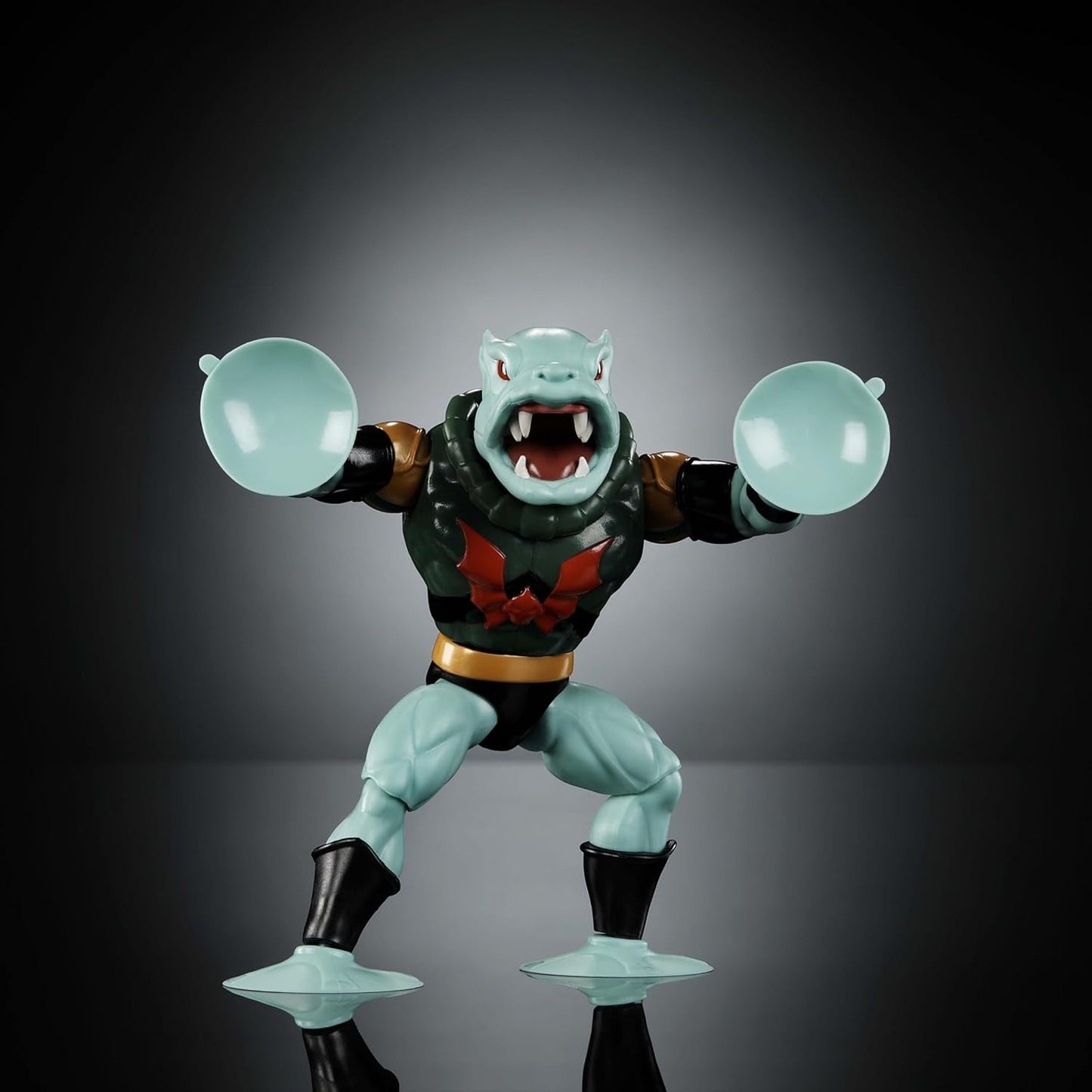 Action figure di Masters of the Universe Origins Leech dalla collezione Cartoon, ca. Mostro aspirante alto 14 cm della serie TV anni '80, design e accessori ricchi di dettagli, JBM83 Action figures Naty Shop