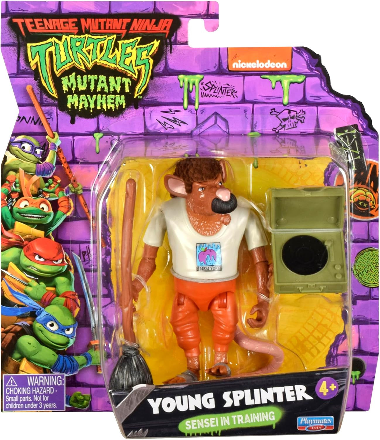 Tartarughe NINJA TEENAGE MUTANT - Ray Fillet Action Figure Naty Shop Splinter Base Figure