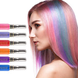 Tintura Per Capelli Istantanea 6 Colori Mascara Temporaneo Per Ragazze E Donne Gesso Per Capelli Lavabile Mascara Per Capelli Arcobaleno Tintura Per Capelli Per Carnevale Halloween Cosplay Festa Di Compleanno (A) Naty Shop Tinture Per Capelli