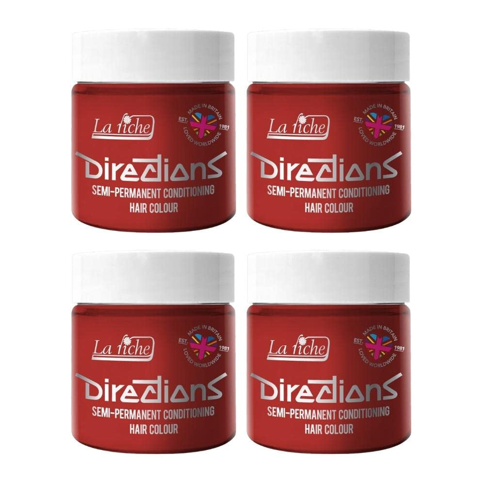 Indicazioni tintura per capelli semipermanente tubo da 100 ml - Deep Purple Naty Shop Tintura per capelli rosso papavero 100 ml (confezione da 4)