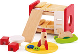 Hape E3459 - Cameretta per bambini, piccola casa delle bambole Naty Shop Cameretta per bambini