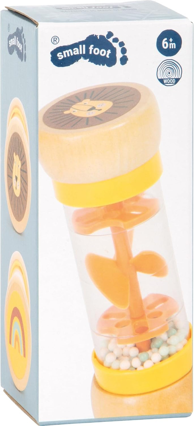 Sonaglio "Safari" Small Foot, affascinante giocattolo sensoriale in legno, per bambini a partire da 6 mesi, 12458 Baby Toys Naty Shop