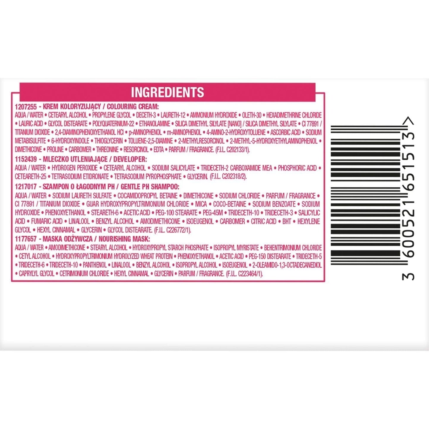L'Oréal Paris Excellence 6.41 Tintura per capelli - Bronzo Ambrato Chiaro Tintura per capelli Naty Shop