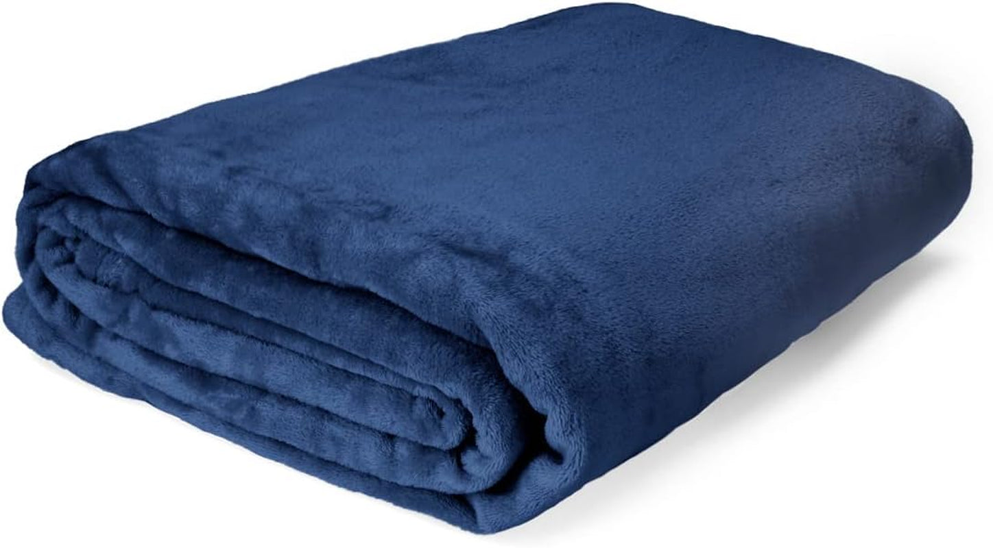 HOMLA Soffice e calda coperta in pile rosso - per divano e letto Comoda coperta Coperta per divano Coperta per soggiorno - di facile manutenzione 150 X 200 cm Letti e coperte rosa Besuche den HOMLA-Store Mukava poliestere blu navy 200X220 cm