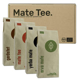 Set degustazione tè Mate ● 4 varietà di tè Mate biologico ● 100 g cadauna Erva Mate + Yerba Mate + Tè Verde Mate + Tè Mate Roasted