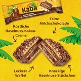 Barrette napoletane Kaba 40g, 4 barrette croccanti ripiene di wafer e pregiata crema alla nocciola, in confezione multipack dal gusto originale Kaba