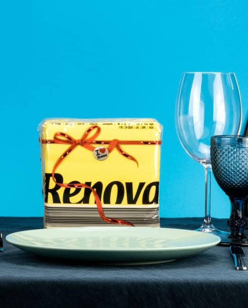 Tovaglioli di carta Renova, 70 pezzi, 128 GB
