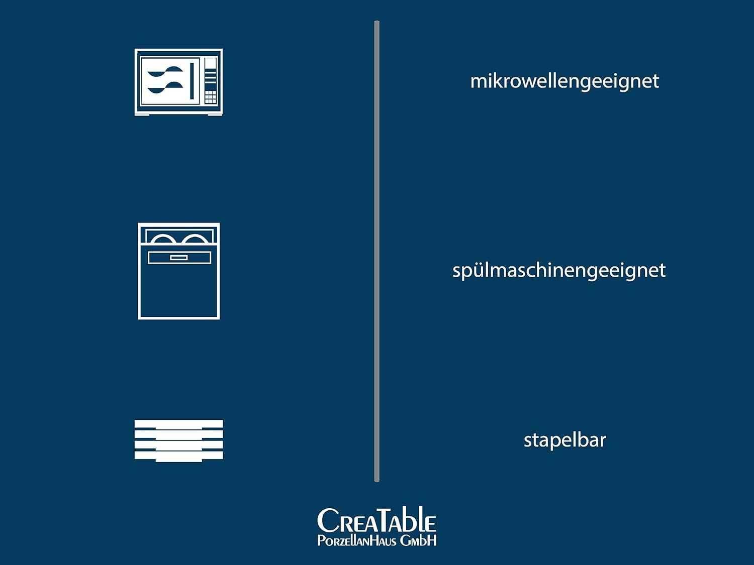 CreaTable, 33984, serie Street Food, set di stoviglie per 2, supporto Street Taco 2 in gres, lavabile in lavastoviglie e adatto al microonde, produzione di qualità