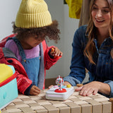 + Narratore interattivo per bambini con contenuti audio da 0 a 10 anni, scatola audio con figura sonora -Io, luce notturna, routine del sonno, gioco didattico musicale, versione italiana Jucarii Bebe Naty Shop