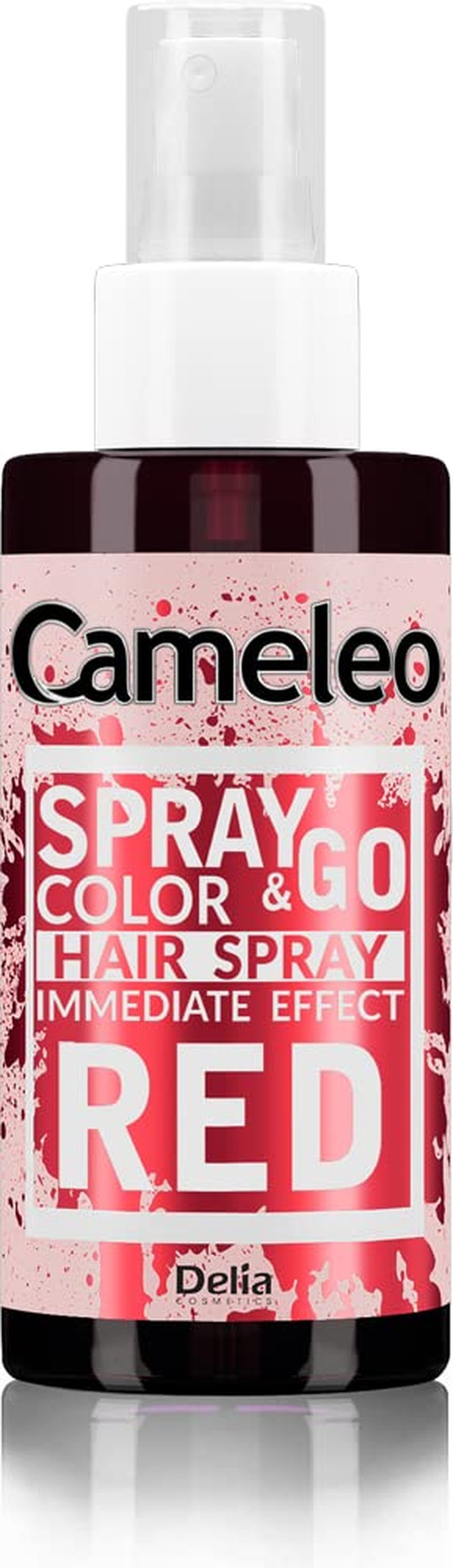 Cameleo - Spray & Go - tinta spray per capelli - viola - per capelli biondi, biondo platino e grigi - basta spruzzare e via - semipermanente - risultato immediato - tinta spray carnevale - 150 ml Naty Shop Tintura Capelli Rossa 150 Ml (1 confezione)