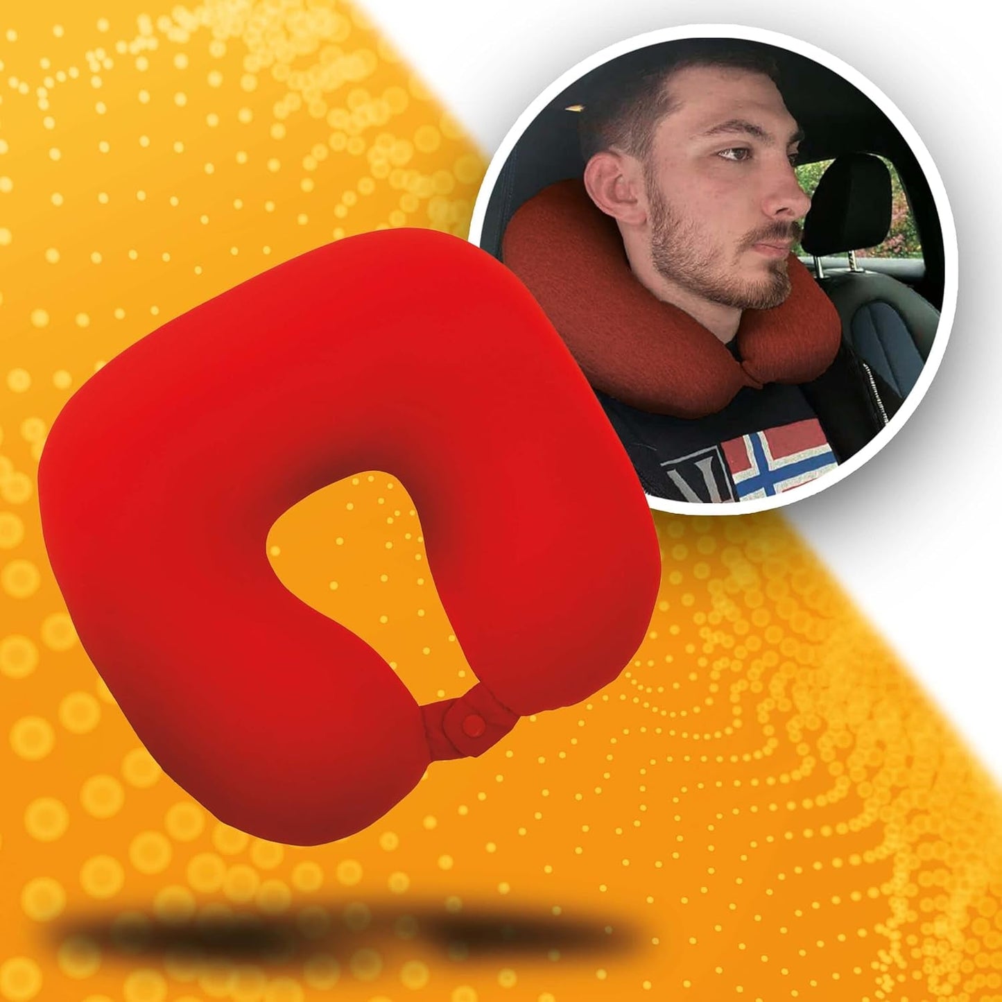 Sumex Cuscino Da Viaggio Cuscino Per Il Collo Per Bambini E Adulti A Forma Di U Ultra Morbido Lavabile Ideale Per I Viaggi Cuscini Da Viaggio Rossi Naty Shop