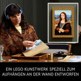 LEGO Art Monna Lisa, set per adulti, dipinto di Leonardo Da Vinci da appendere, attività creativa per uomini e donne, regalo per gli amanti dell'arte, arte rinascimentale italiana 31213 Set da costruzione Besuche den LEGO-Store