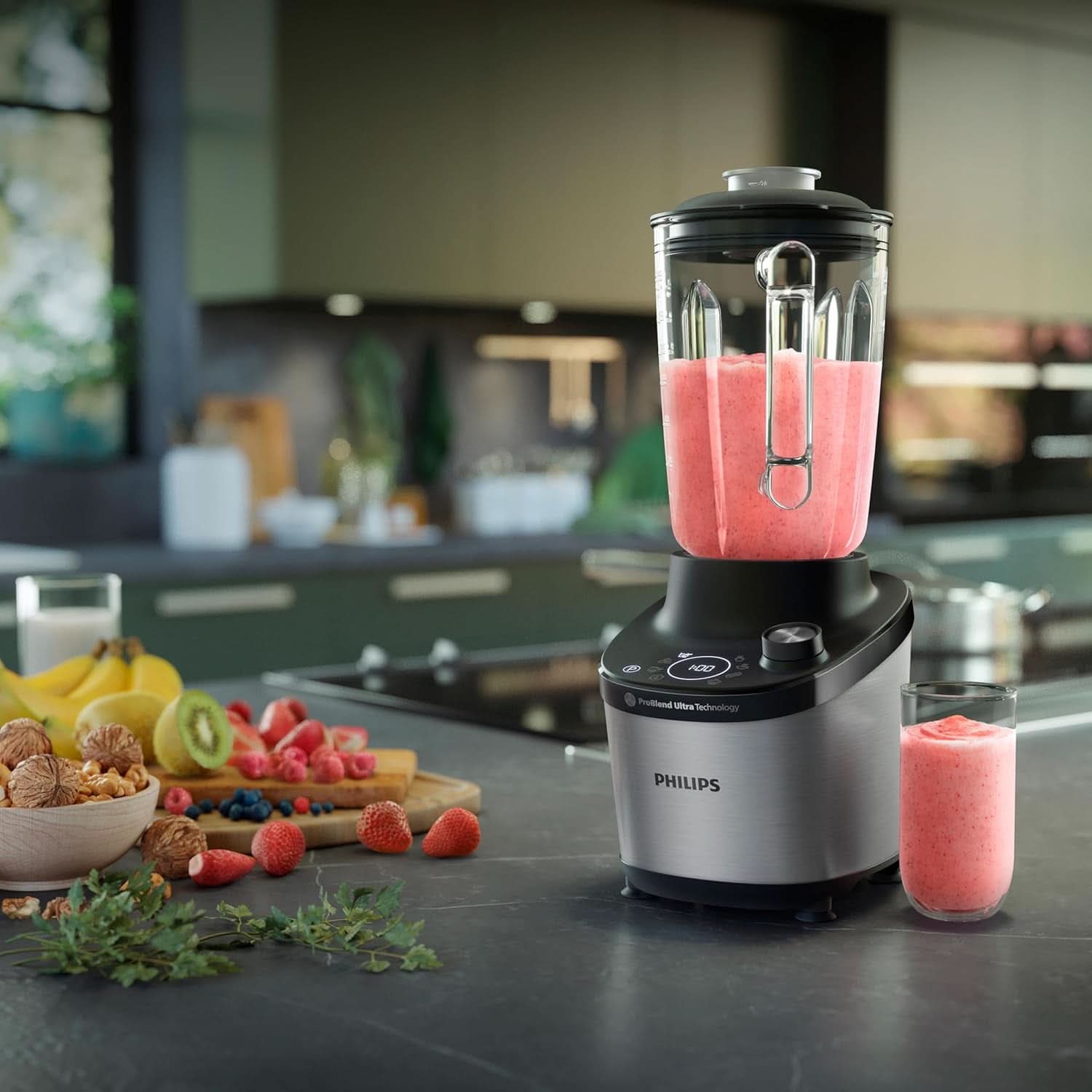 Frullatore PHILIPS Serie 7000 HR3760/00, 2l, 1500W, 12 velocità, nero Cucina Naty Shop