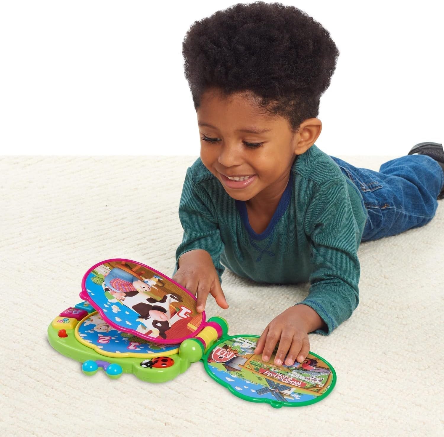 CoComelon , libro didattico J.J, funzioni didattiche ed elettronica, giocattolo per bambini a partire da 18 mesi, CCM10 (versione francese) Bebe Toys Naty Shop