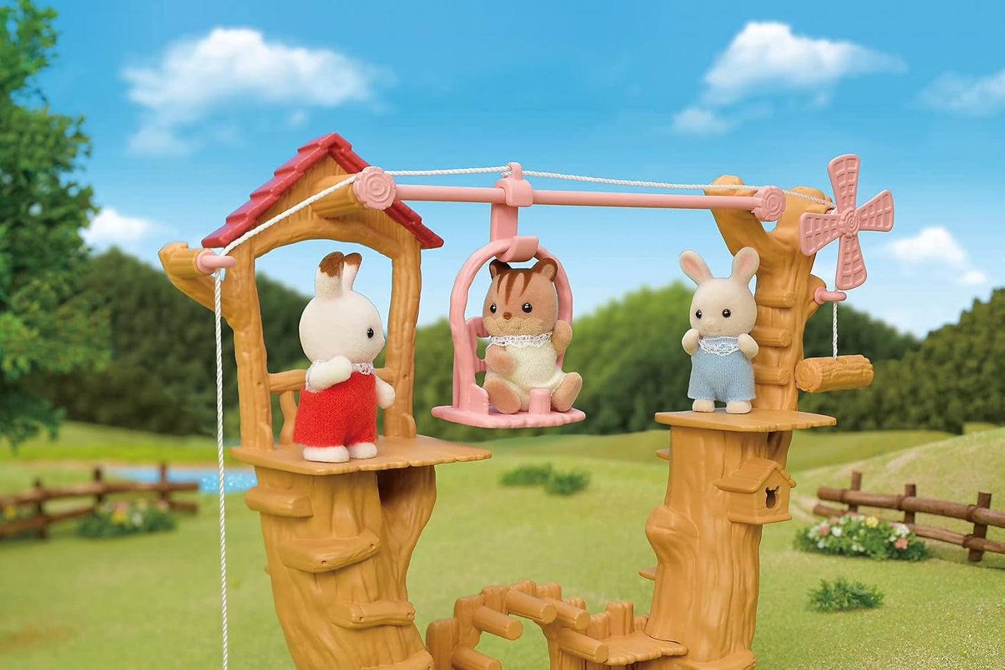 Sylvanian Families 5452 Funivia per bambini - Set da gioco per casa delle bambole