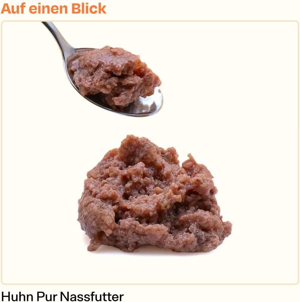 The Better Cat - Cibo umido senza cereali con alto contenuto di carne - Cibo per gatti premium senza cereali e senza zucchero (200 g, Pollo)