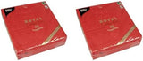 50 tovaglioli premium "ROYAL Collection" 1/4 pieghe 40 cm x 40 cm rosso "Ornamenti" di alta qualità (confezione da 2)