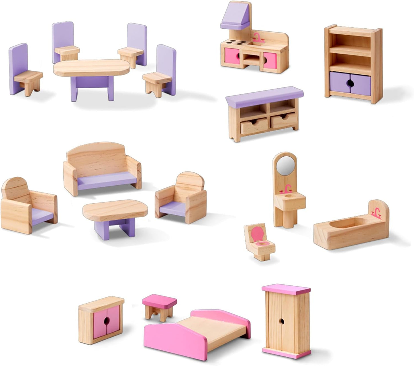 Casa delle bambole in legno di Melissa e Doug