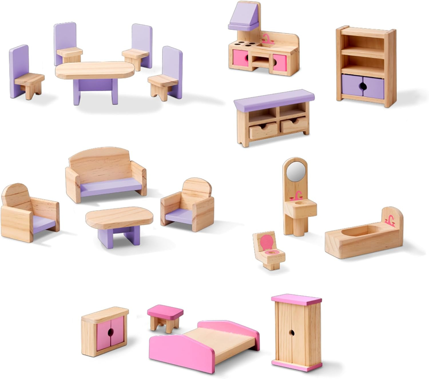 Casa delle bambole in legno di Melissa e Doug