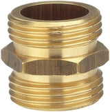 Nipplo filettato in ottone Gardena: connettore in ottone per il collegamento su entrambi i lati, ad es. alle pompe, filettatura tubo 26,5 mm (G 3/4 pollici) (7260-20)