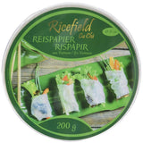 Carta di riso Ricefield, rotonda, 22 cm (1 x 0,2 kg)