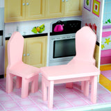Casa delle bambole gigante Small World di Olivia, grande casa delle bambole in legno con mobili e accessori, casa delle bambole a 3 piani per bambini, casa delle bambole per bambole da 12 pollici, 3 anni + Naty Shop Dollhouses