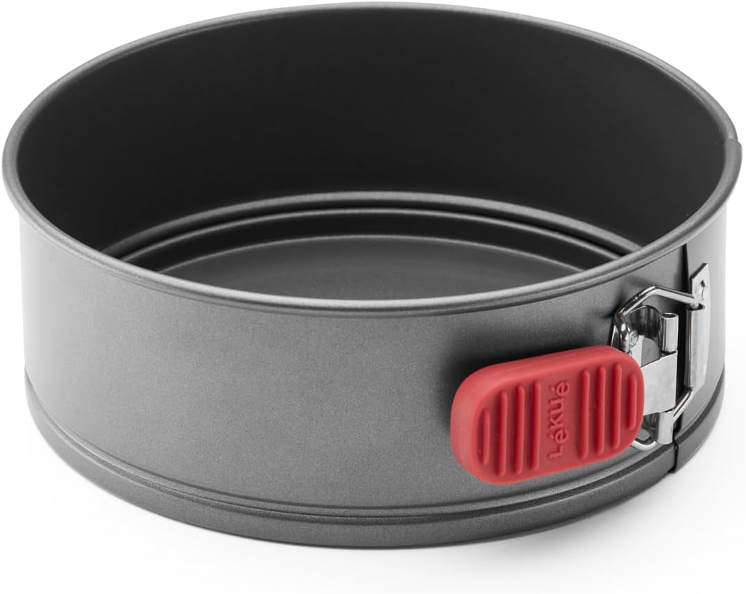 Lékué Muffin-Backform, Antihaftbeschichte, Metall, 6 Mulden Stampi e teglie Naty Shop Runde 20 Cm
