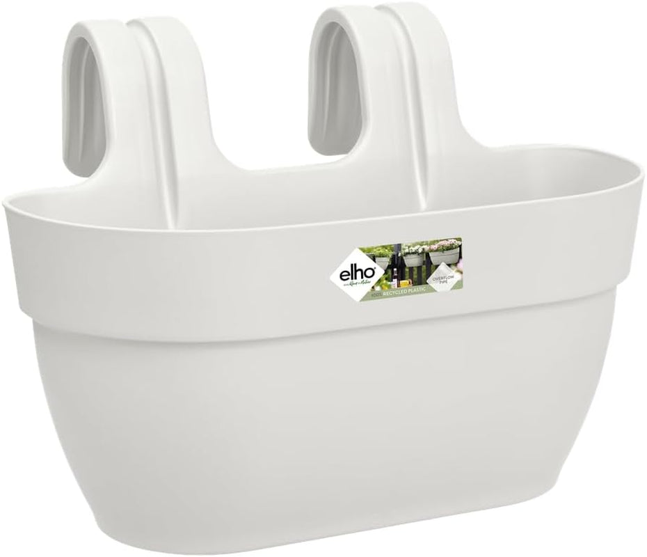 elho Vibia Campana Easy Hanger M 36 - Vaso per balcone ed esterno - Ø 36,0 x H 26,5 cm - Nero/Antracite